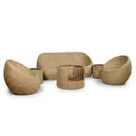 Natural Rattan Cane Sofa Set for Home & Office