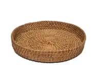 Simple Cane Antique Serving Tray image 1