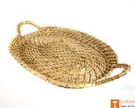 Cane Serving Tray for Home decor Guest serving Kitchen use image 1