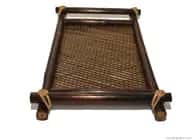 Bamboo Serving Tray (Coffee Brown) for Utility and Home Decor image 1