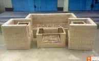Cane Sofa Setting with Extra Table Set Ideal for Home Decor image 1