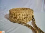Natural Straw Stylish Handmade Round Sling Bag image 1
