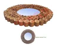 Uniquely Designed Bamboo Mirror image 1