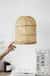 Attractive Bamboo wicker hanging lampshade image 1