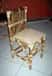Antique modern high quality bamboo chair with cushion image 1