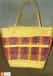 Natural Straw V-shaped Handmade Shopping Bag image 1