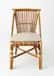 Antique modern bamboo chair with cushion image 1