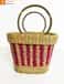 Large Natural Straw Multicolored Handbag image 1