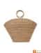 Large Natural Straw Shopping Handbag image 1