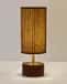 Modern cylindrical shaped bamboo table lamp image 2