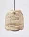 Rattan modern wicker hanging lampshade image 1