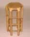 Attractive bamboo hexagon shaped stool image 1