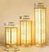 Bamboo Rectangular Lamps Set of 3 image 1