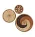 Wicker Wall decor Round Plate( Set of 3) image 1