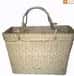 Large Natural Straw Shopping bag with Handle image 1