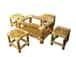 Tea Table Set - Set of 4 stools and table image 1