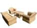 3-Seater Cane Sofa Set with Table image 2
