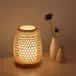 Japanese bamboo stand lamp image 2