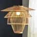 Four tier hanging bamboo lamp image 2