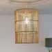 Cylindrical shaped hanging lampshade image 2