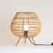 Rattan modern oval shaped table lampshade image 1