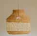 Rattan wicker pendant lampshade image 1
