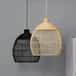 Modern high quality rattan wicker hanging lampshade image 1