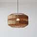 High quality rattan wicker hanging lampshade image 1