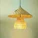 Modern designing bamboo wicker hanging lampshade image 1