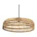High quality semi-circular Rattan wicker hanging lampshade image 1