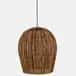 High quality rattan oval shaped wicker hanging lampshade image 1