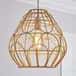 High quality rattan wicker hanging lampshade image 1