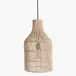 Attractive bottle shaped bamboo wicker hanging lampshade image 1