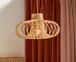Rattan fixture wicker pendant lampshade image 1