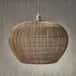 Rattan extra large wicker hanging lampshade image 1