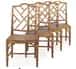 High quality bamboo antique wicker chair image 1