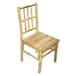 High quality antique bamboo wicker chair image 1