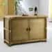 Modern attractive high quality bamboo table with drawer image 1