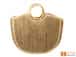 Natural Straw Handmade Large U-bag image 1