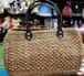 Natural Straw Handmade Oval shaped bag image 1