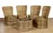 Cane Designer Tea Table Set - 4 Chairs 1 Table image 1