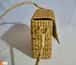 Natural Straw Handbag with Cover and Button Closure image 2