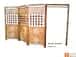 3 Panel Bamboo Wall Partition for Home Office Use image 1