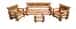 Bamboo Sofa Set with Table image 1