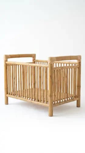 Eco-Friendly Bamboo Baby Cot Crib
