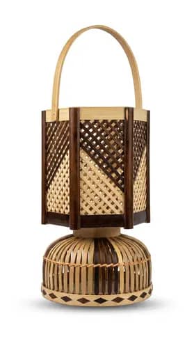 Handwoven Bamboo Hanging Lantern