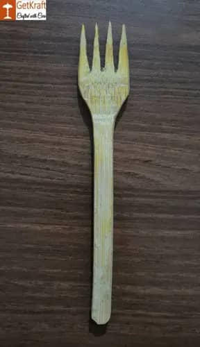 Bamboo natural Forks(Set of 5) image 1