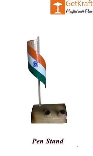 Bamboo Pen Stand image 1