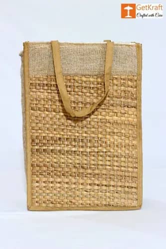 Jute and Straw Tiffin Bag image 1