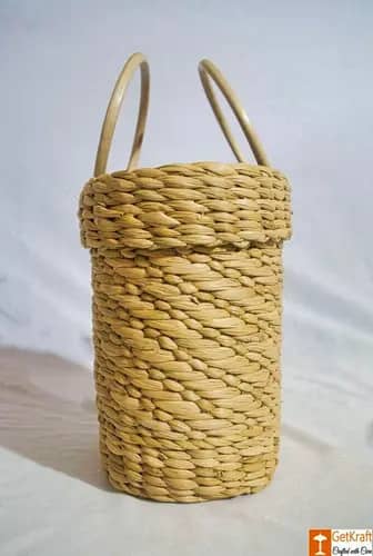Natural Straw Mini Bag image 1